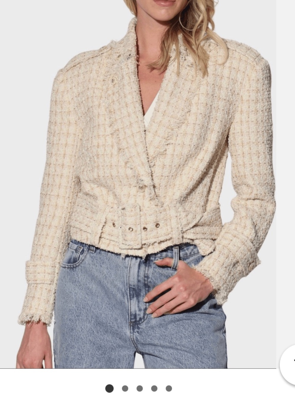 Walter Baker Vincenza Tweed Jacket- size M